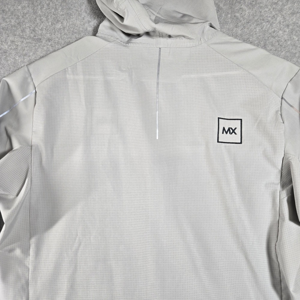 Truwear Expedition Lifestyle Hooded Jacket Mens Medium Gray Full Zip Mesh Back - Picture 7 of 12